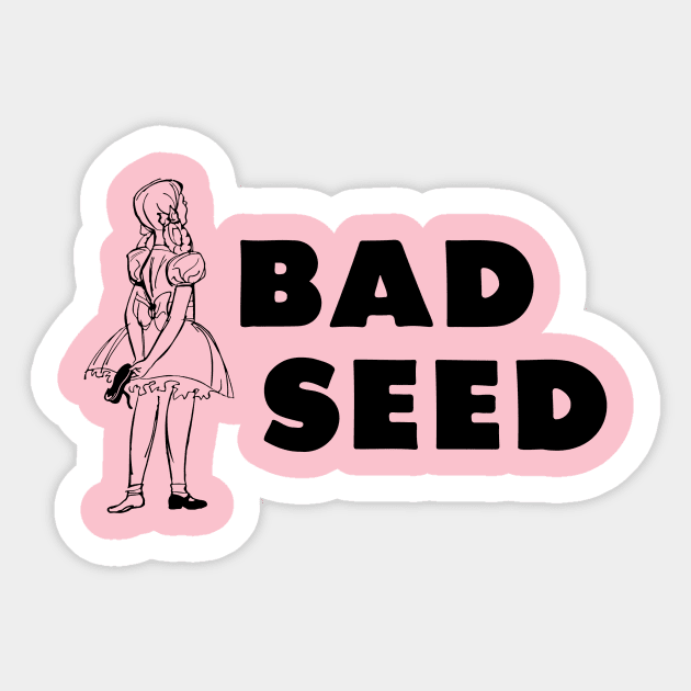 BAD SEED (mono) Sticker by Nobody's Sweetheart